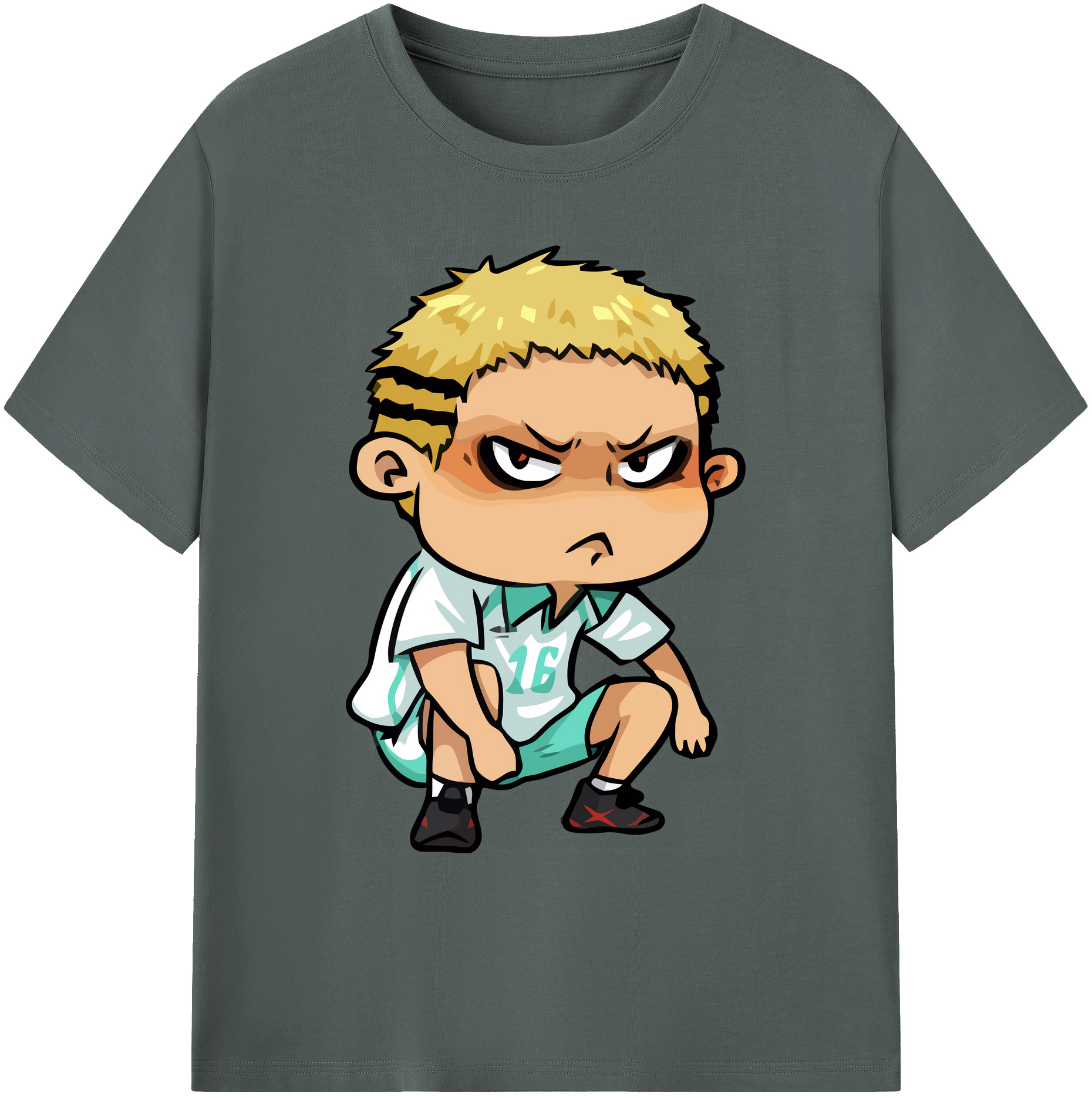 （画像用） ハイキュー!! Haikyu!! 綿100％ メンズ半袖Tシャツ｜肌触りやわらか＆通気性